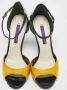 Ralph Lauren Pre-owned Leather sandals Yellow Dames - Thumbnail 3