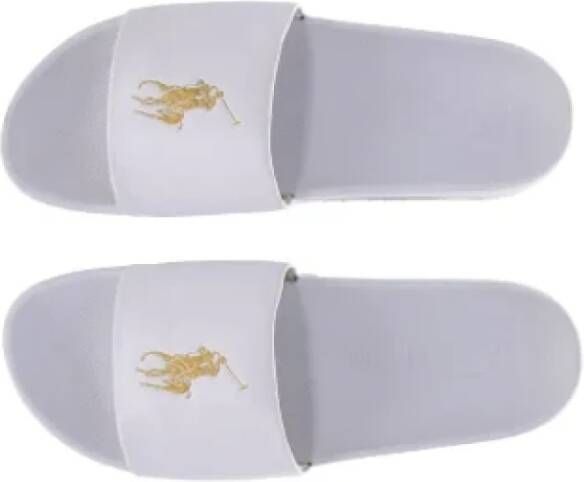 Ralph Lauren Pre-owned Rubber sandals White Heren