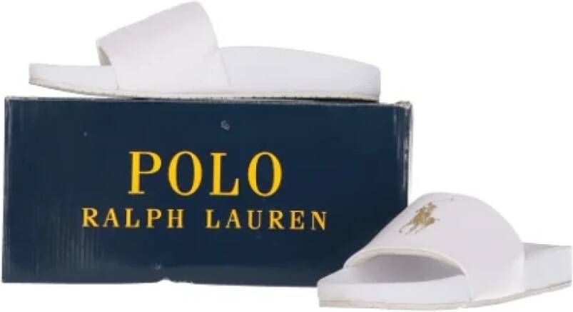 Ralph Lauren Pre-owned Rubber sandals White Heren