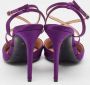 Ralph Lauren Pre-owned Satin sandals Purple Dames - Thumbnail 5