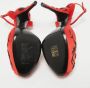 Ralph Lauren Pre-owned Satin sandals Red Dames - Thumbnail 6