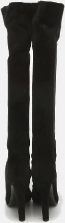 Ralph Lauren Pre-owned Suede boots Black Dames