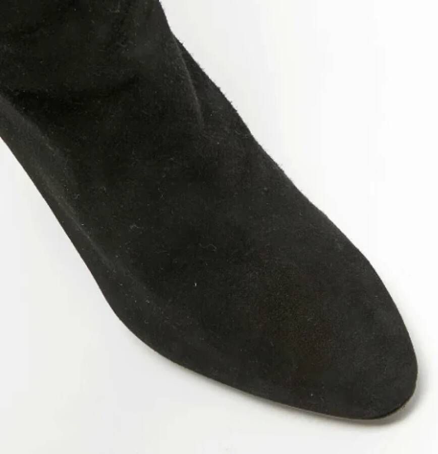 Ralph Lauren Pre-owned Suede boots Black Dames