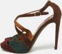 Ralph Lauren Pre-owned Suede sandals Brown Dames - Thumbnail 2