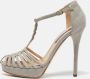 Ralph Lauren Pre-owned Suede sandals Gray Dames - Thumbnail 2