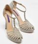 Ralph Lauren Pre-owned Suede sandals Gray Dames - Thumbnail 4