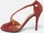 Ralph Lauren Pre-owned Suede sandals Red Dames - Thumbnail 2