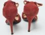 Ralph Lauren Pre-owned Suede sandals Red Dames - Thumbnail 5