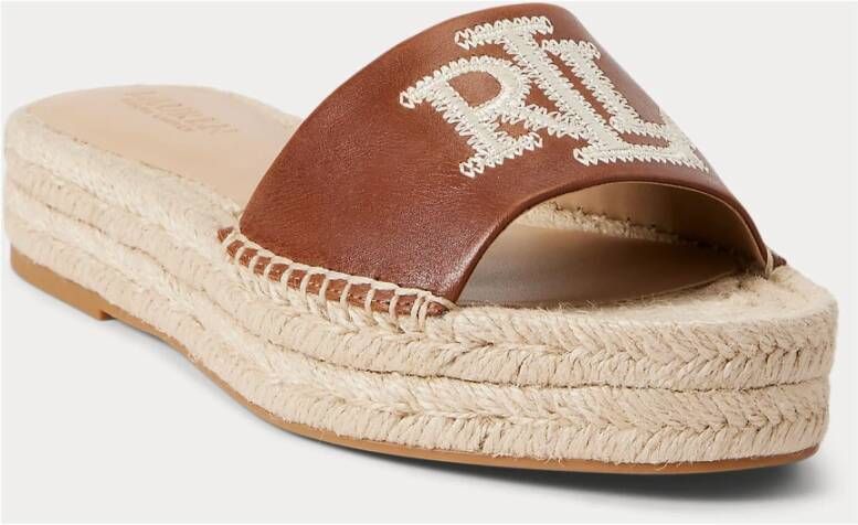 Ralph Lauren Sliders Brown Dames