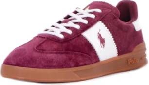 Ralph Lauren Sneakers Red Heren