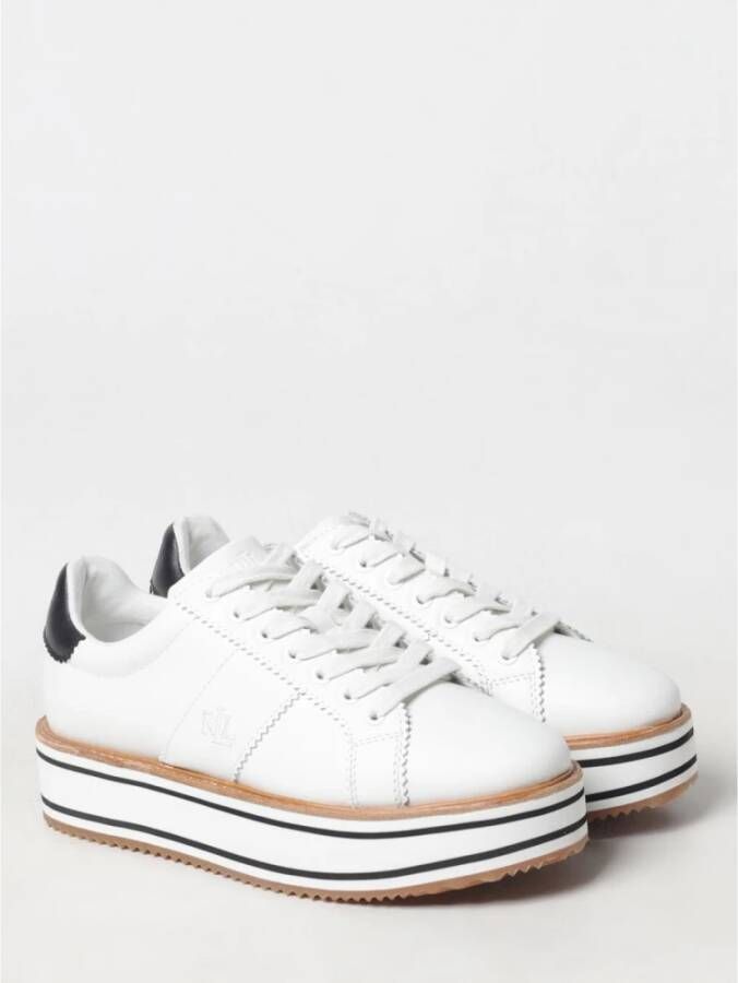 Ralph Lauren Sneakers Wit White Dames