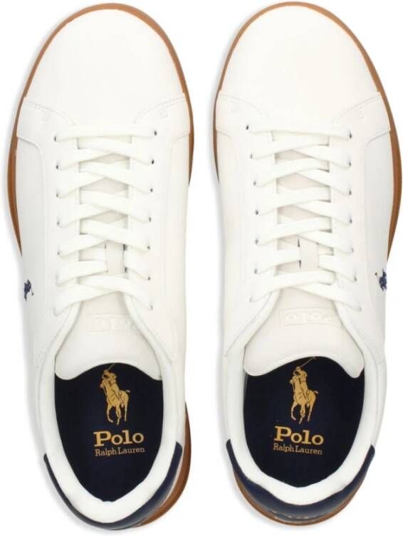 Ralph Lauren Sneakers Wit White Heren