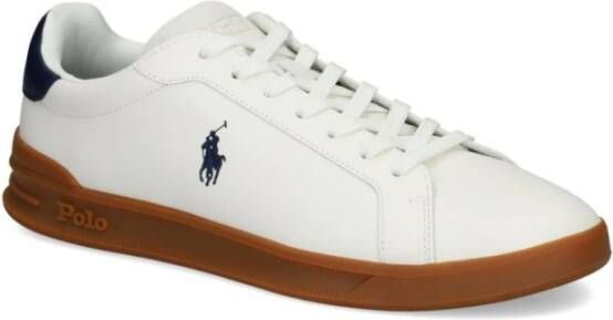 Ralph Lauren Sneakers Wit White Heren