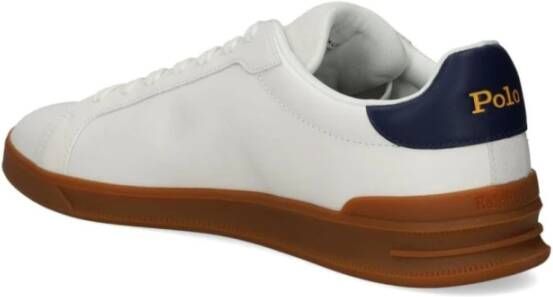 Ralph Lauren Sneakers Wit White Heren