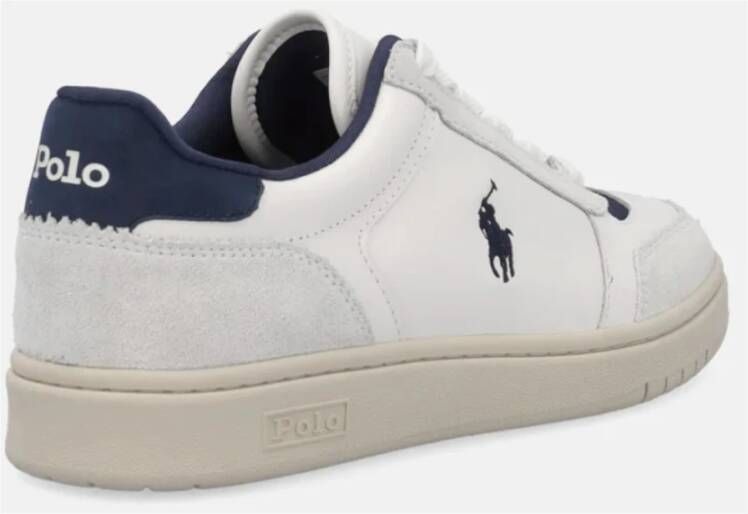 Ralph Lauren Sneakers Wit White Heren