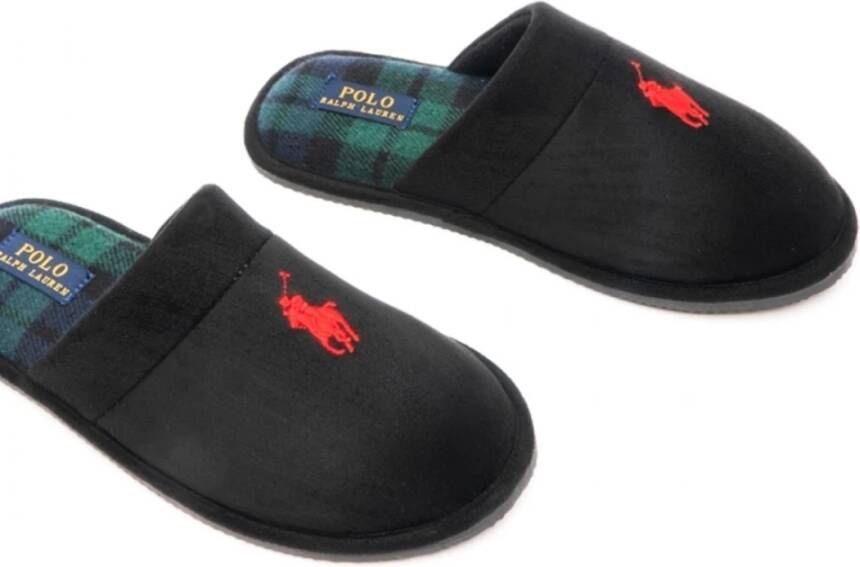 Ralph Lauren Klarence Pantoffels Zwart Heren