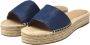 Ralph Lauren Blauwe Polly Leren Espadrilles Schoenen Blue Dames - Thumbnail 2