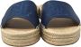 Ralph Lauren Blauwe Polly Leren Espadrilles Schoenen Blue Dames - Thumbnail 3