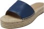 Ralph Lauren Blauwe Polly Leren Espadrilles Schoenen Blue Dames - Thumbnail 5