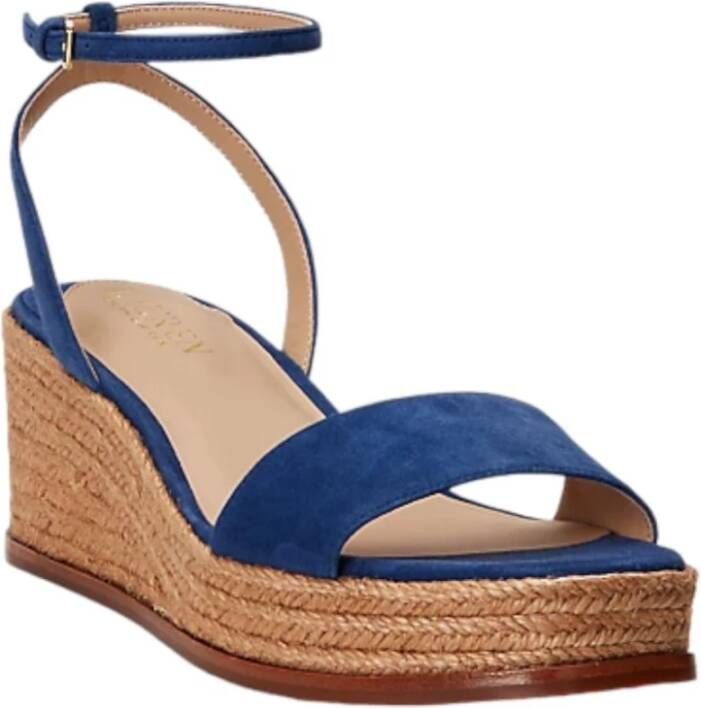 Ralph Lauren Wig Sandalen Blue Dames