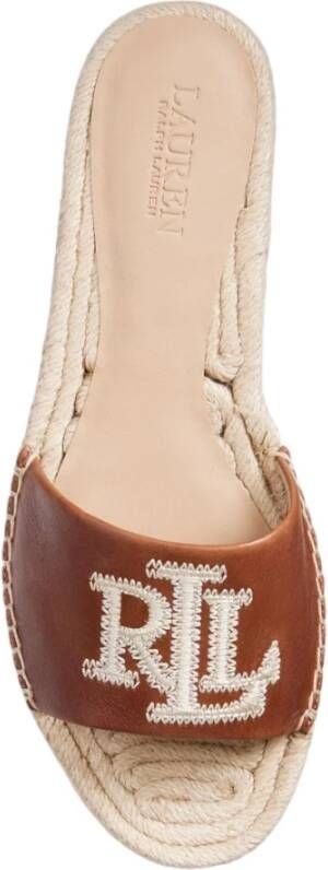 Ralph Lauren Wig Sandalen Brown Dames