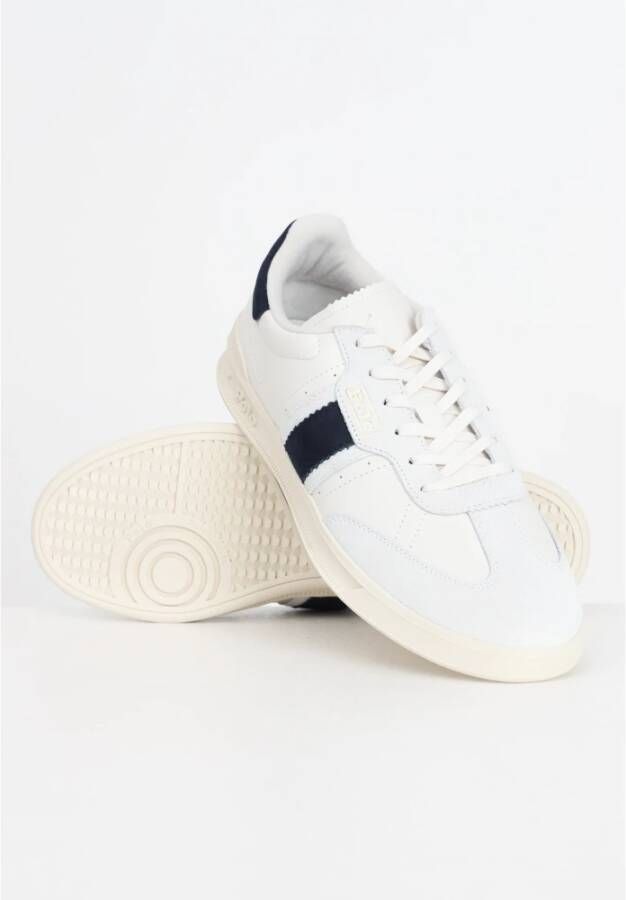 Ralph Lauren Witte en zwarte logo sneakers Multicolor Heren