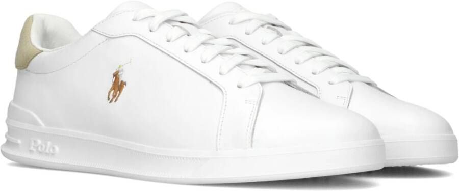 Ralph Lauren Witte HRT Court Lage Sneakers White Heren