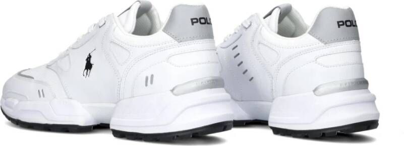 Ralph Lauren Witte Leren Lage Sneakers White Heren