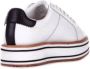 Ralph Lauren Sneaker Amelia in leer met plateau White Dames - Thumbnail 9