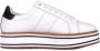 Ralph Lauren Sneaker Amelia in leer met plateau White Dames - Thumbnail 10