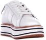 Ralph Lauren Sneaker Amelia in leer met plateau White Dames - Thumbnail 11