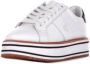 Ralph Lauren Sneaker Amelia in leer met plateau White Dames - Thumbnail 12