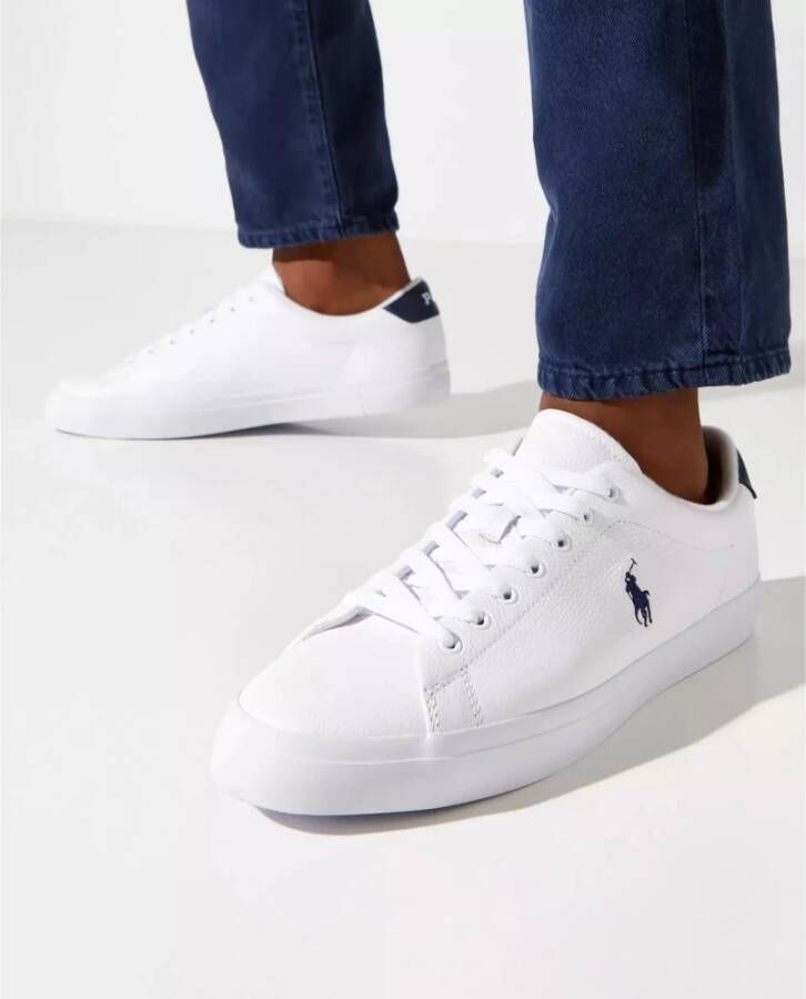 Ralph Lauren Witte sneakers Longwood White Heren