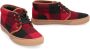 Ralph Lauren Wollen Mid-Top Sneakers Red Heren - Thumbnail 2