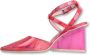 Ras Roze Leren Pump WE Like Pink! Purple Dames - Thumbnail 2