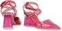 Ras Roze Leren Pump WE Like Pink! Purple Dames - Thumbnail 3