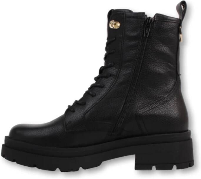 Red Rag Dames Bikerboots met Zijrits Black Dames