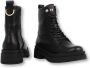 Red Rag Dames Bikerboots met Zijrits Black Dames - Thumbnail 3