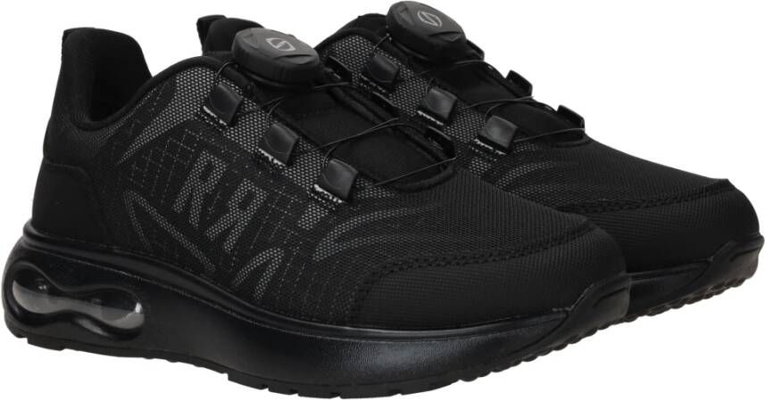 Red Rag Verstelbare Vetersneakers Black Dames