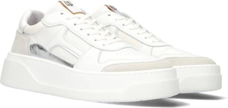 Red Rag Witte Leren Lage Sneakers 72118 White Dames