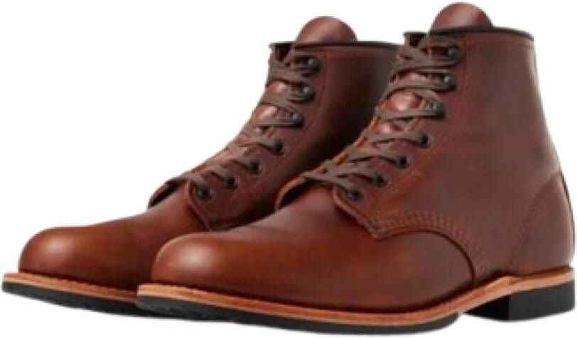 Red Wing Shoes Beckman Cigar Leren Laars Brown Heren