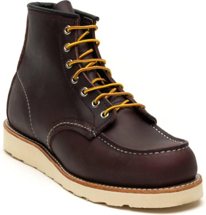 Red Wing Shoes Bordeaux Platte Schoenen Moc Toe Red Heren