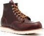 Red Wing Shoes Bruin Kalfsleer Veterschoenen Platte Schoenen Red Heren - Thumbnail 2