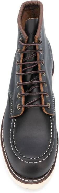 Red Wing Shoes Bruin leren veterschoenen met platte zool Brown Heren