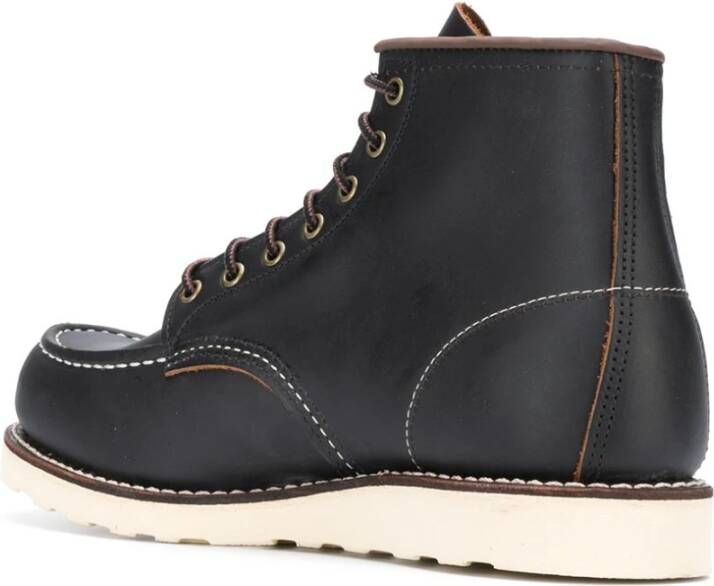 Red Wing Shoes Bruin leren veterschoenen met platte zool Brown Heren