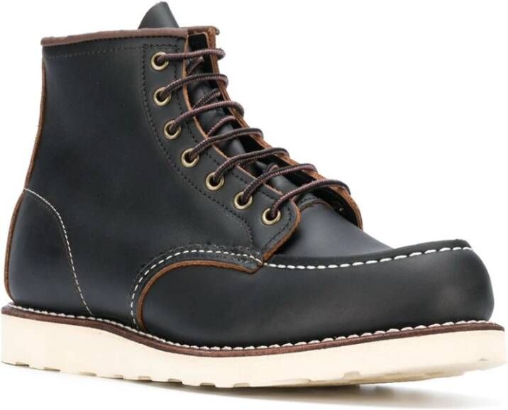 Red Wing Shoes Bruin leren veterschoenen met platte zool Brown Heren