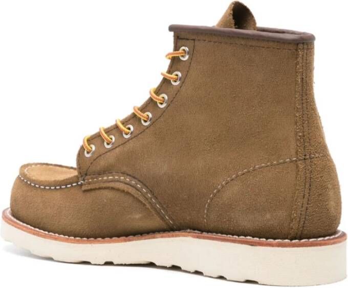 Red Wing Shoes Bruine platte schoenen met contraststiksels Brown Heren