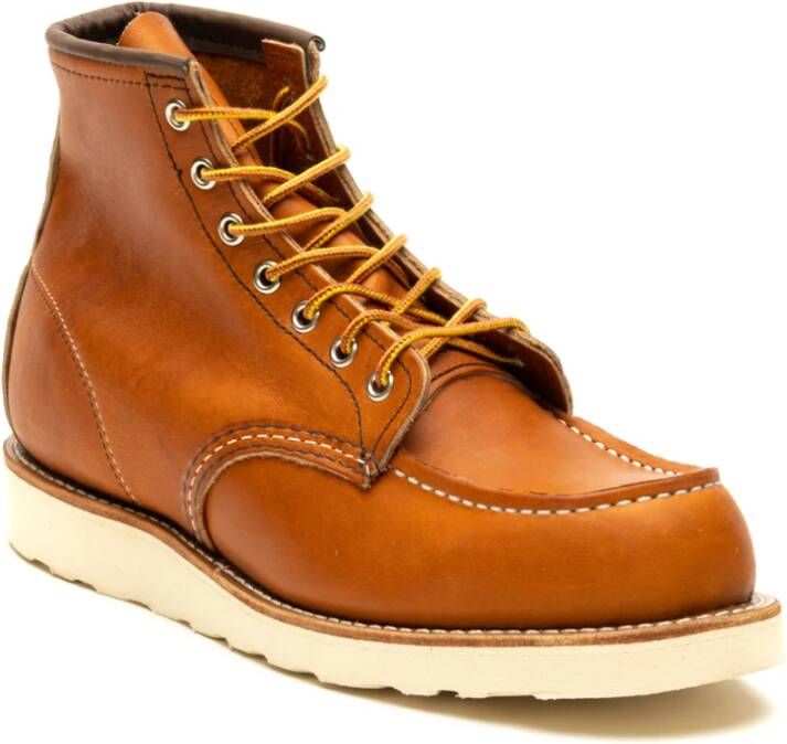 Red Wing Shoes Bruine Platte Schoenen Moc 875 Stijl Brown Heren