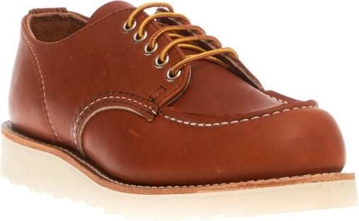 Red Wing Shoes Gouden Legacy Moc Toe Oxford Schoenen Brown Heren