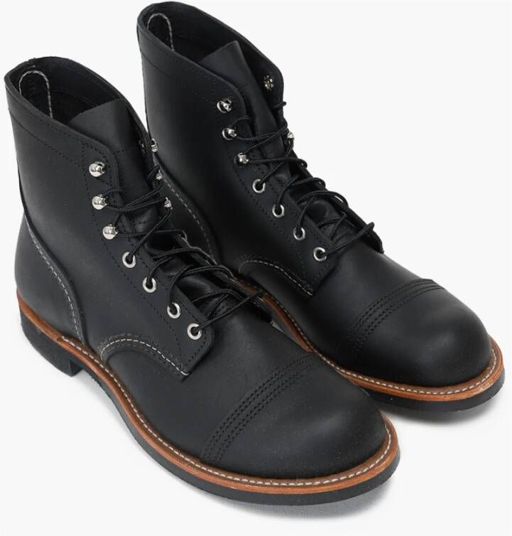 Red Wing Shoes Iron Ranger 8084 Zwart Harnas Zwart Heren